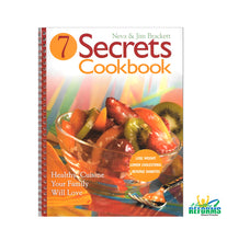 Load image into Gallery viewer, IT SOUNDS TOO GOOD TO BE TRUE, but it is possible for food to improve your health and taste fantastic! Once you learn the seven secrets, you’ll be creating vegetarian meals so delicious that you’ll forget they’re healthy. Seven Secrets offers a new approach to food and includes the tools you need to prepare meals that will make your family happy and healthy.