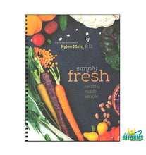 Load image into Gallery viewer, Simply Fresh helps make a healthy lifestyle easier by giving well rounded recipes, nutrition information, lifetsyle advice, and menu plans.
